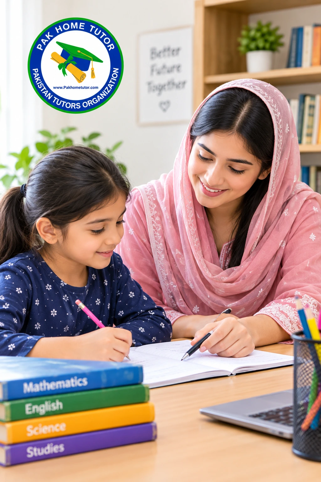 Home tutor teaching a student in Islamabad